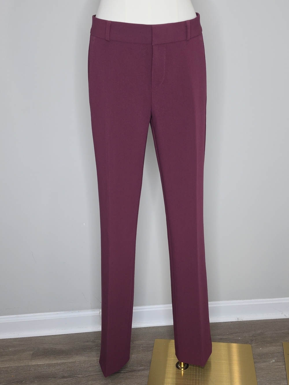 Banana Republic Logan-Fit Trousers Size 2L Burgundy